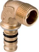 Mepla Übergangsbogen 90° mit Aussengew.