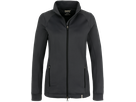 Damen-Tec-Jacke Gr. XS, anthrazit - 52% Polye. 38% Polya. 10% Elast. 235g/m²