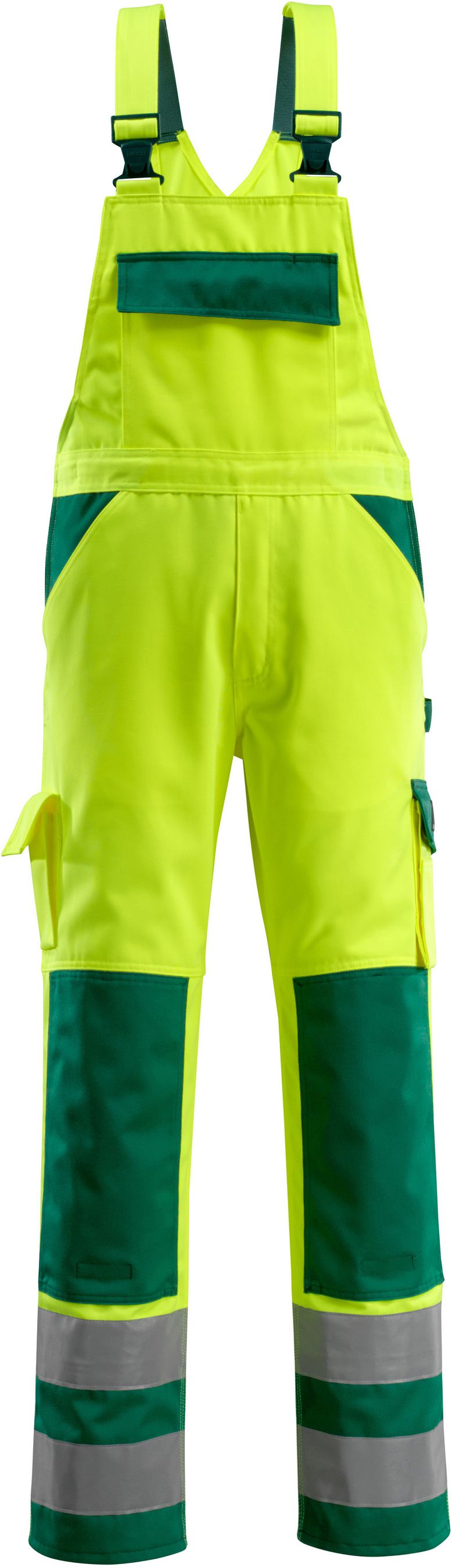MASCOT BARRAS LATZHOSE,  EN 471-Kl. 2/2 - 65 Polyester / 35% Baumwolle
