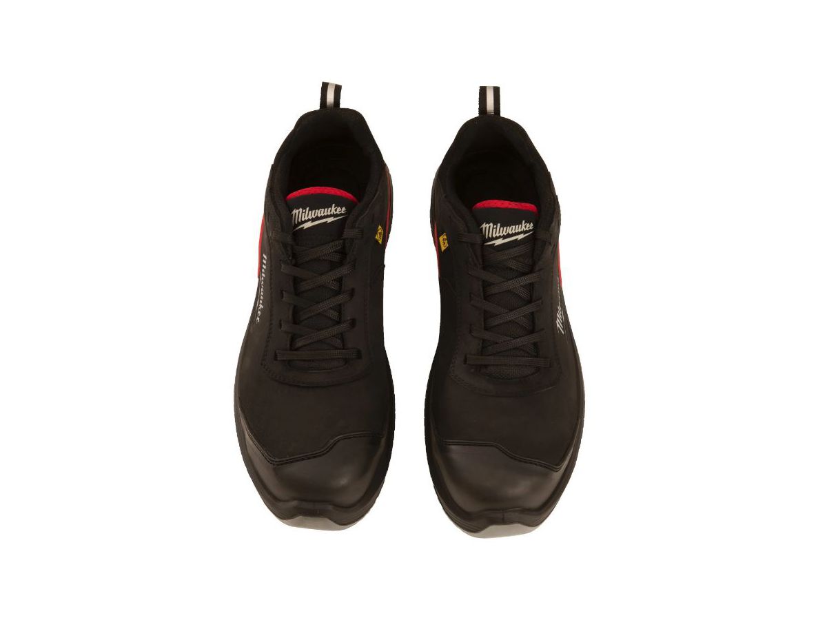 Sicherheits-Halbschuh Gr. 46 schwarz - Milwaukee, FLEXTRED S3S, Leder