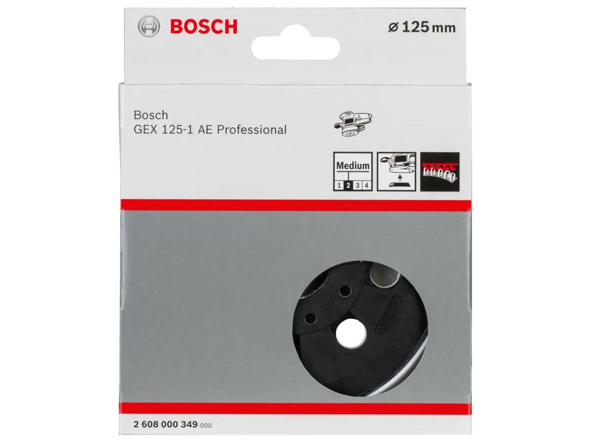 Schleifteller Mittel 125 mm, 8-Loch - Bosch zu GEX 125-1