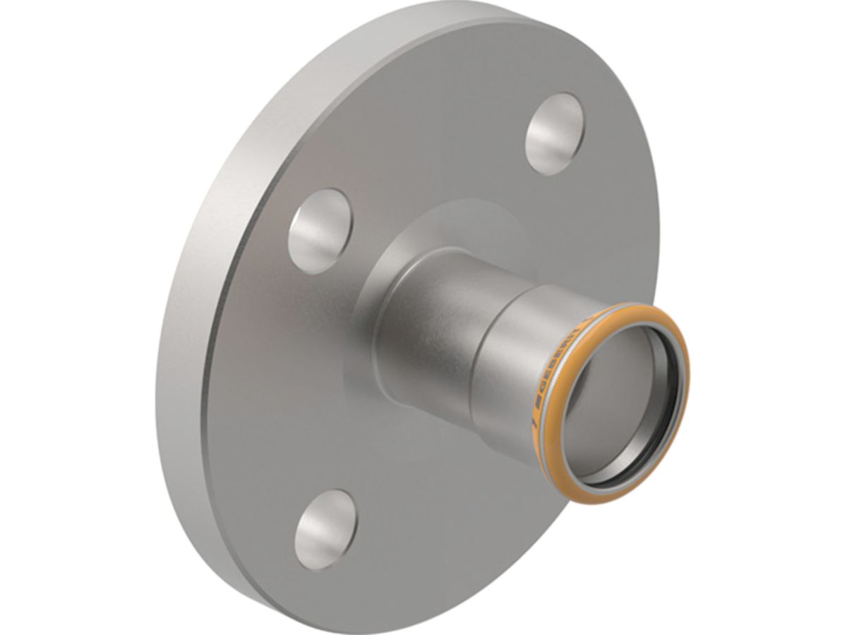 Mapress Therm Flansch PN 10/16 - mit Pressmuffe: d=88.9mm, DN=80