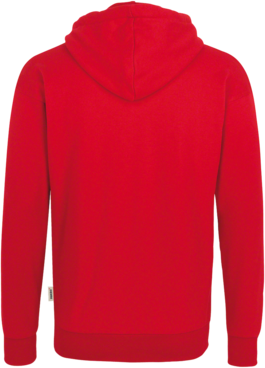 Kapuzen-Sweatjacke Premium Gr. XS, rot - 70% Baumwolle, 30% Polyester, 300 g/m²