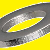 Scheiben ohne Fase Messing vernickelt - DIN 125A