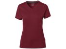 Damen V-Shirt Cotton Tec - 50% CO / 50% PES, 185 g/m²