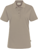 Damen-Poloshirt Perf. Gr. 4XL, khaki - 50% Baumwolle, 50% Polyester, 200 g/m²
