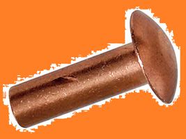 Flachrundniete Kupfer DIN 674