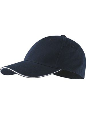 HARVEST MILLER Stretch-Cap marine/weiss - in Twill mit Tasche Grösse M