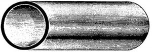 Schrankrohr rund vernickelt 18 mm