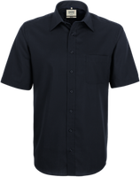 Hemd ½-Arm Business Gr. 2XL, schwarz - 100% Baumwolle