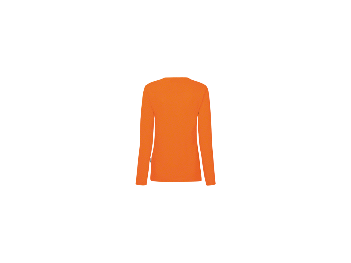 Damen-Longsleeve Perf. Gr. 2XL, orange - 50% Baumwolle, 50% Polyester, 190 g/m²