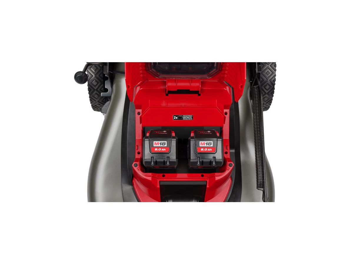 Akku-Rasenmäher M18 FUEL F2LM46-802 - Milwaukee, mit 2 Akku und Ladestation