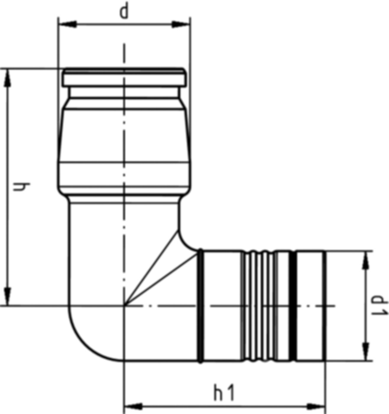 iFIT Winkel-Modul 90° Rohrkontur