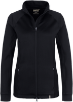Damen-Tec-Jacke Gr. 2XL, schwarz - 52% Polye. 38% Polya. 10% Elast. 235g/m²