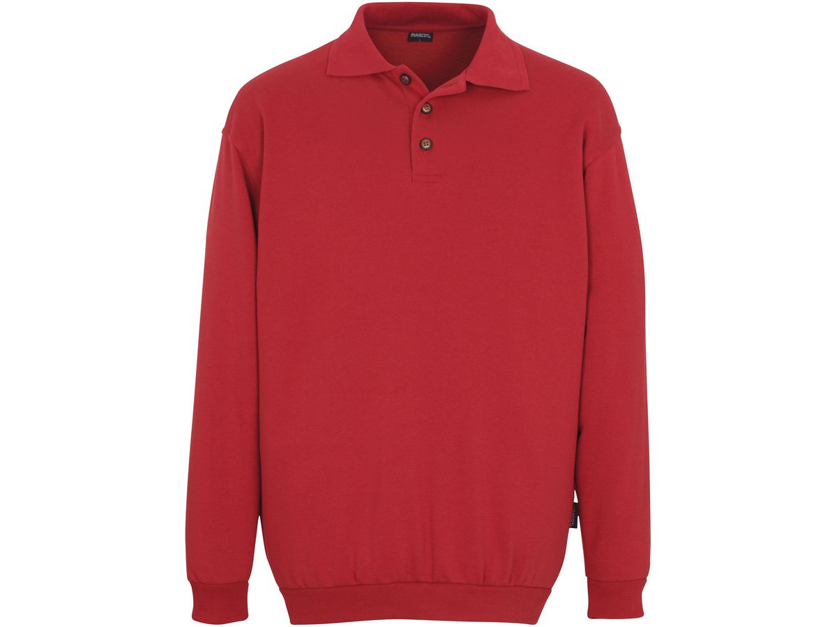 Trinidad Polo Sweatsh. rot Gr. XL - 60% Baumwolle / 40% Polyester