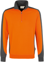 Zip-Sweatsh. Co. Perf. 2XL orange/anth. - 50% Baumwolle, 50% Polyester, 300 g/m²