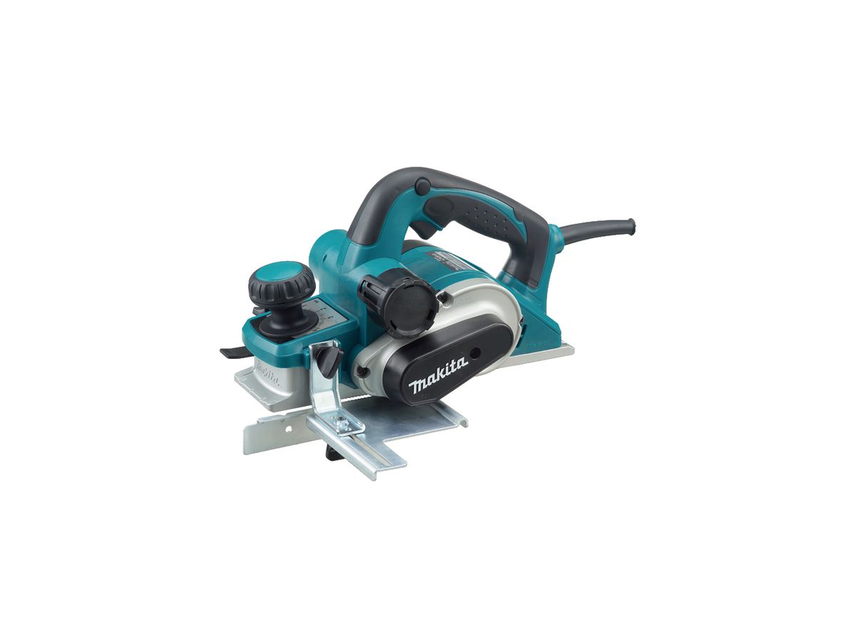 Einhand-Falzhobel MAKITA 82 mm, 850W - 12000 U/min, mit Koffer,Falzt: 0-25mm