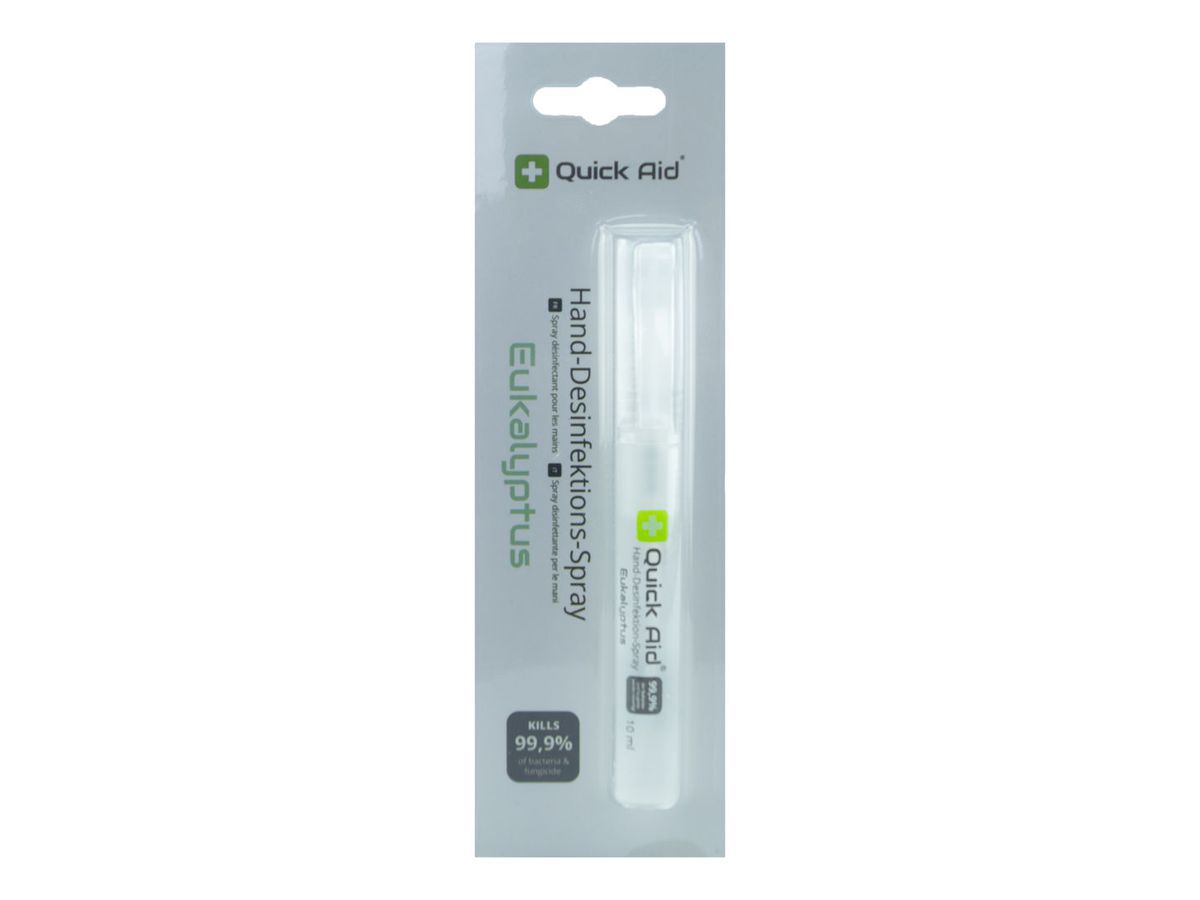 Quick Aid Hand-Desinfektions-Spray - Eukalyptus