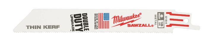 Säbelsägeblatt Milwaukee THIN KERF - 300x1.4mm, 18Z, 1.5-8mm Stahl / 5er