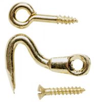 Etuihaken vermessingt  20mm