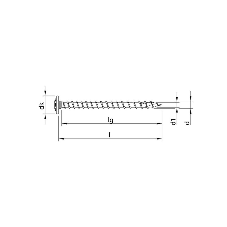 Tellerkopfschrauben HECO TOPIX Plus - Inox A2