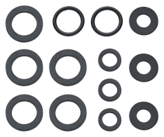 Gummidichtungsset - 3/4", 1/2", 3/8", O-Ring