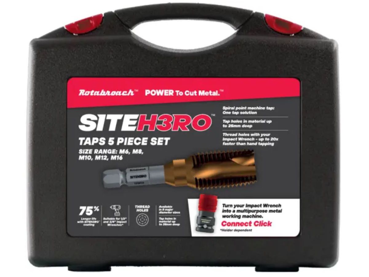 Gewindeschneidersatz SITEH3RO HSS - SHRTP1, M6,M8,M10,M12,M16