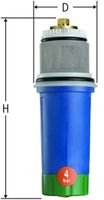 Patrone zu Druckreduzierventile - für Wasser bis 60°C und Druckluft