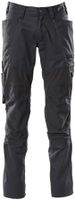 Hose mit Knietaschen, Gr. 76C46 - schwarz, Stretch-Einsätze