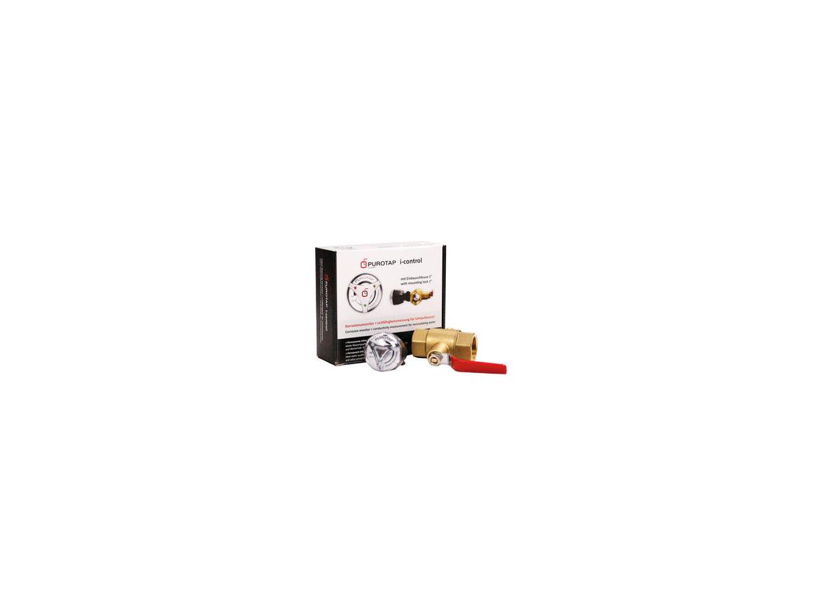 Kugelhahn i-control PUROTAP ELYSATOR - mit Einbauschleuse Set 1"