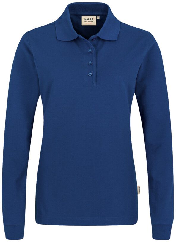 Poloshirt langärmelig Einlaufvorbehand. - 50 % Baumw. 50 % Polyester, Gr. XS-6XL