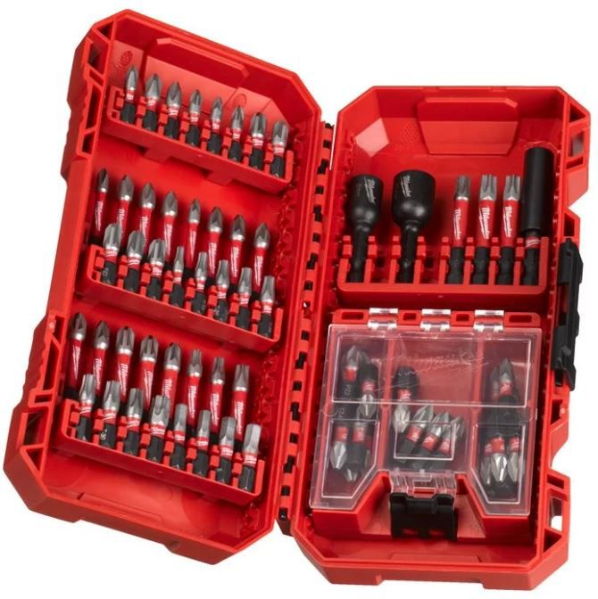 Shockwave Bit SET 70-tlg. Magnetbithal. - Milwaukee 1/4"