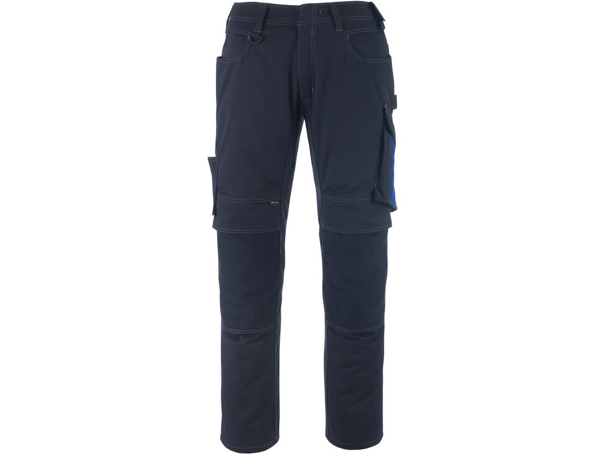 Erlangen Hose schwarzblau-kornblau - 70% polyester / 30% tencel Gr. 90C60