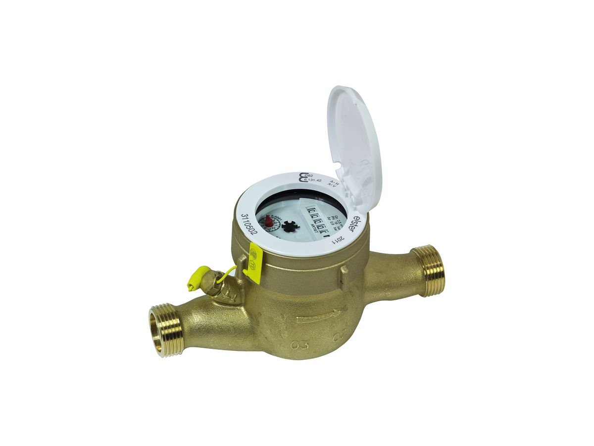 Hauswasserzähler Qn 16.0 m³/h 300 mm - G2B, Waagerecht warm, DN 40