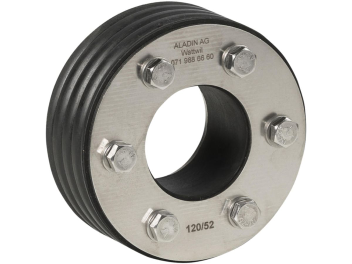 Pressring V2A Dichtung NBR  60/ 23 - Rohr-Ø aussen 19-23