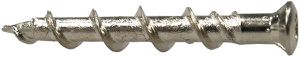 PROFIX Sockelmauers.brün. 6x40 - Mont.ohne Dübel brüniert   T15 250 Stk.