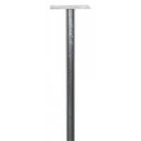 Briefkasten-Monostütze HUBER 65mm, 1.14m - Stahlrundrohr verz. zum Einbetonieren