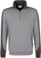 Zip-Sweatsh. Co. Perf. 2XL titan/anth. - 50% Baumwolle, 50% Polyester
