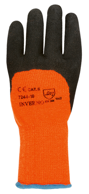 Kälteschutzhandschuhe Gr. 10 - raue, Farbe schwarz