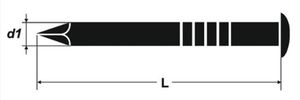 MB-Stifte blank       2,0 x 20 mm - blank, Pkt. à 1 kg ca. 1600 im Pack