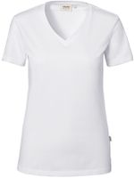 Damen-V-Shirt Stretch - 95% Baumwolle, 5% Elasthan, 170 g/m²