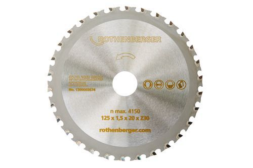 Kreissägeblatt Duracut X-Edelstahl,ø125/ - Rothenberger, zu Pipcut mini