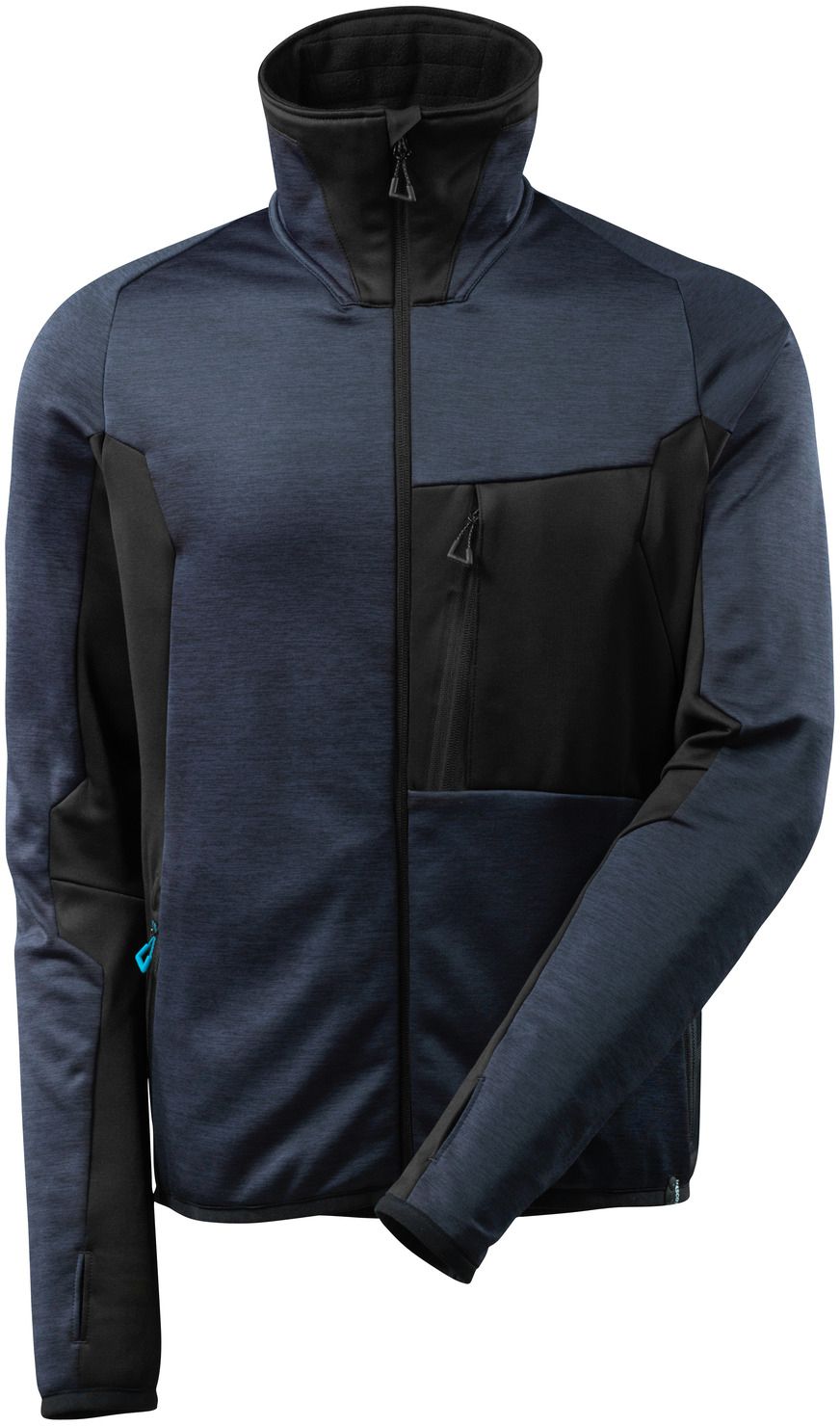 MASCOT Advanced Fleecepullover 260 g/m² - hoher Kragen & Reissverschl./100% Polye.