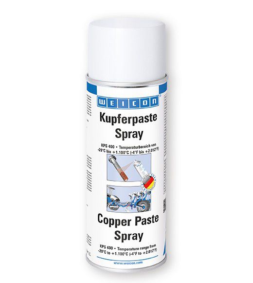 Kupferspray Weicon, kupferfarbig - KPS 400, Schutz-, Trenn und Schmierstoff