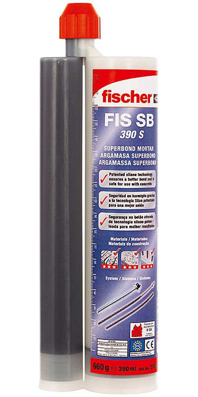 Hochleistungsmörtel FIS SB 390 S - "fischer"  Pak. à 1 Stk."