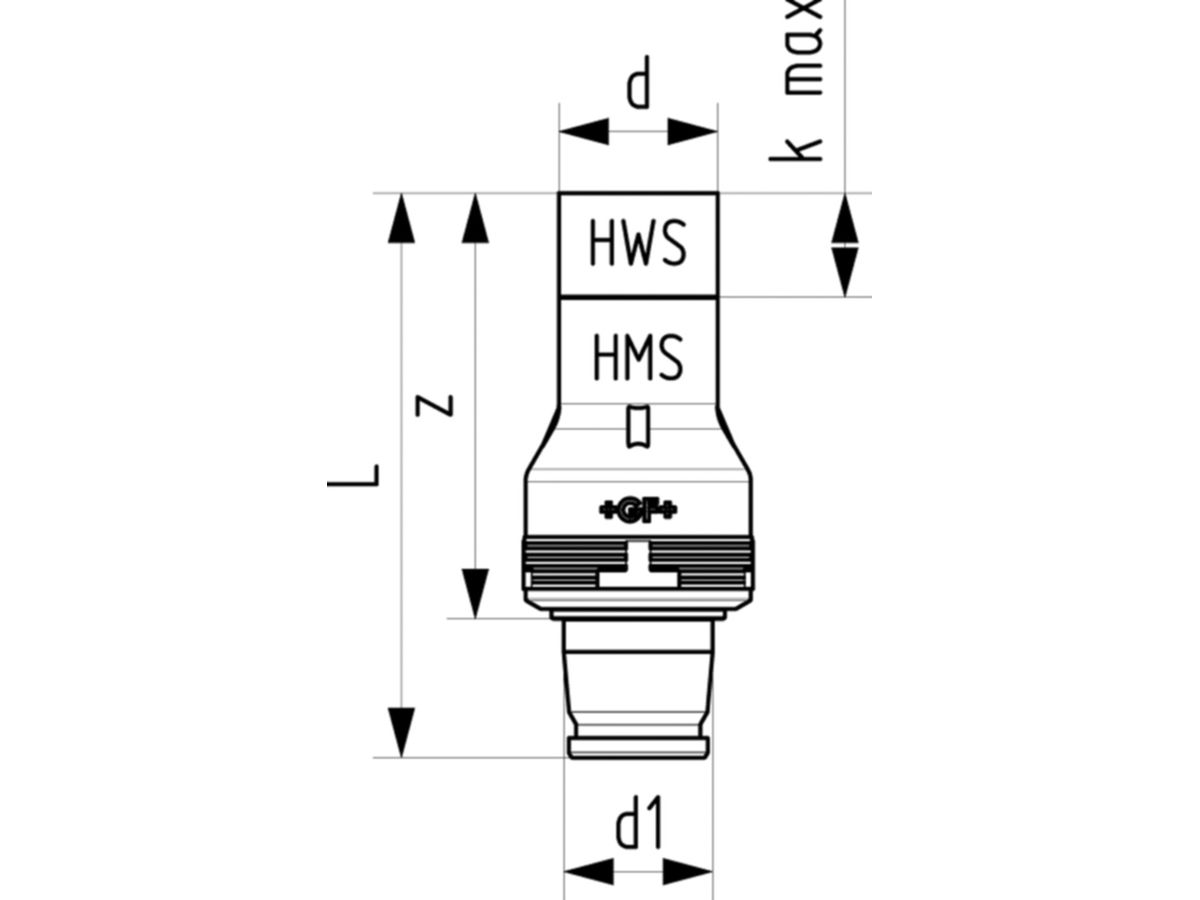 iFIT-INSTAFLEX Übergang 16/20-16mm