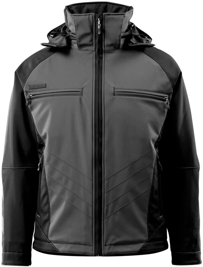Darmstadt Softshelljacke, Gr. XS - dunkelanthrazit/schwarz