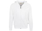 Kapuzen-Sweatjacke Premium, Gr. 5XL - weiss