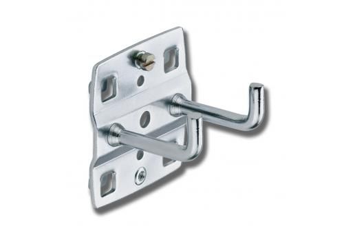 Werkzeughalter doppelt,senkrechtes Haken - Länge: 75 mm