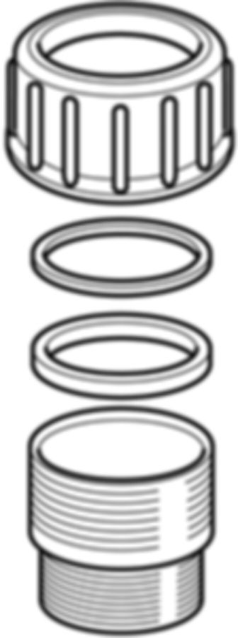 Geberit PE Messingstutzen mit AG